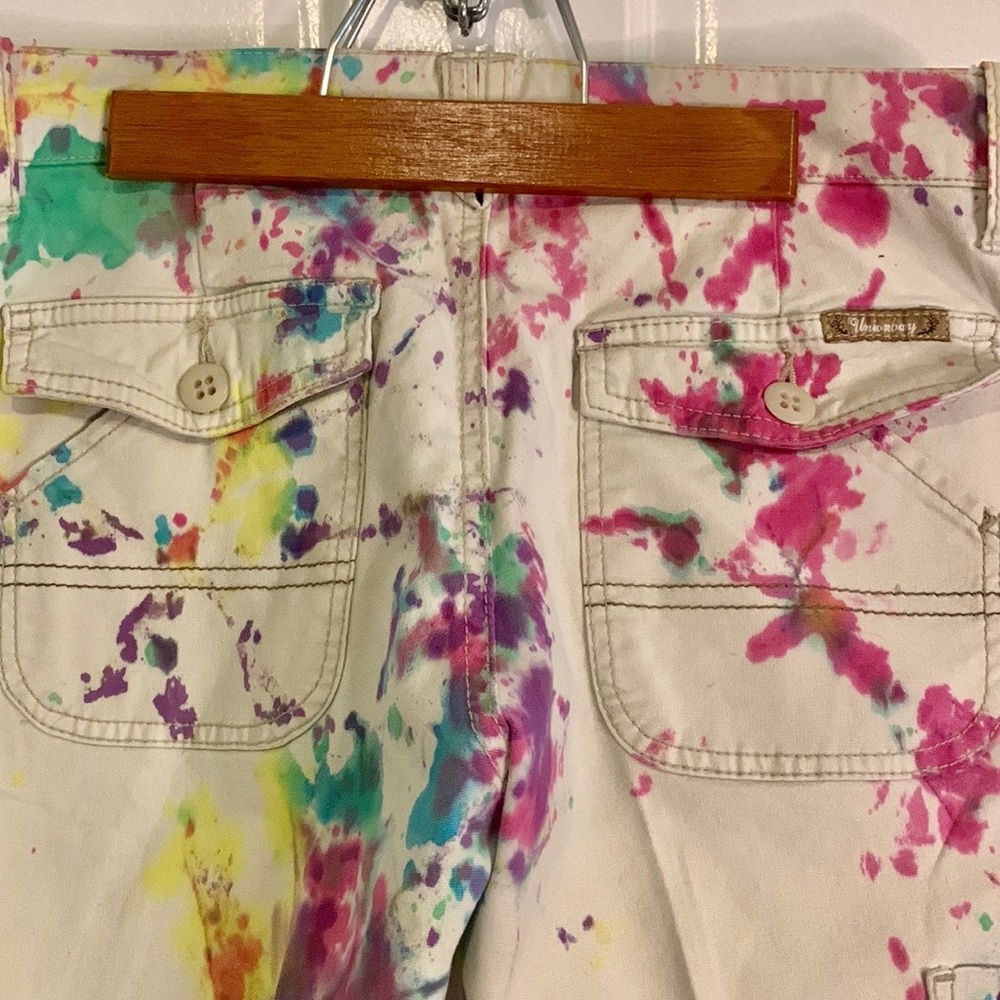 Union Bay Tie-Dye Flare Pants 9 - Picture 3 of 9